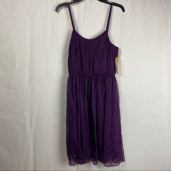 NWT Alice & Olivia Midi Plum Dress - Picture 1 of 9
